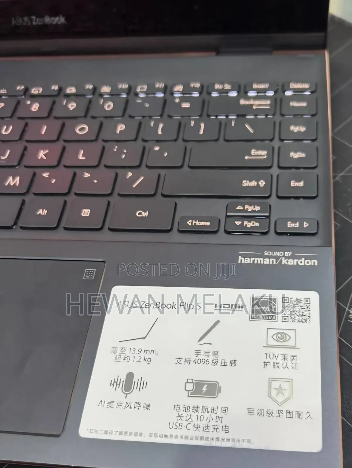 New Laptop Asus Zenbook 14 16GB Intel Core i7 SSD 512GB