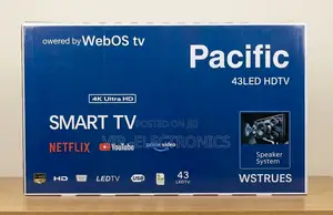 Pacific 43 Inch TV Ultra HD Smart TV – WebOS, LED Display,