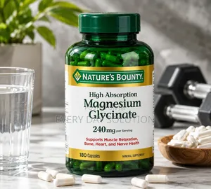 Nature's Bounty HighAbsorptionMagnesium Glycinate 240mg – 180 Capsules