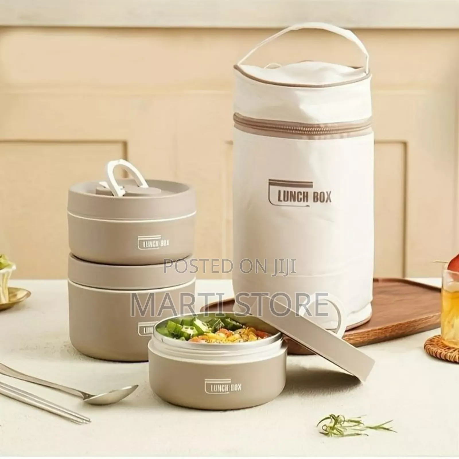 Isolated Lunch Box With Bag