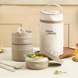Isolated Lunch Box With Bag
