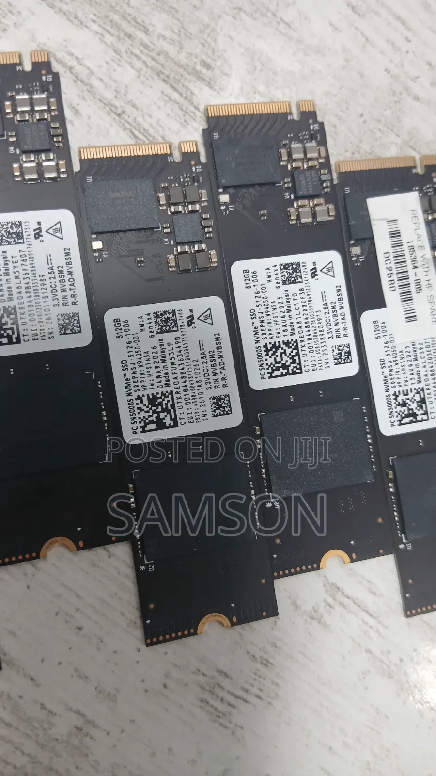 512 Samsung, Wd M.2 SSD Nvme