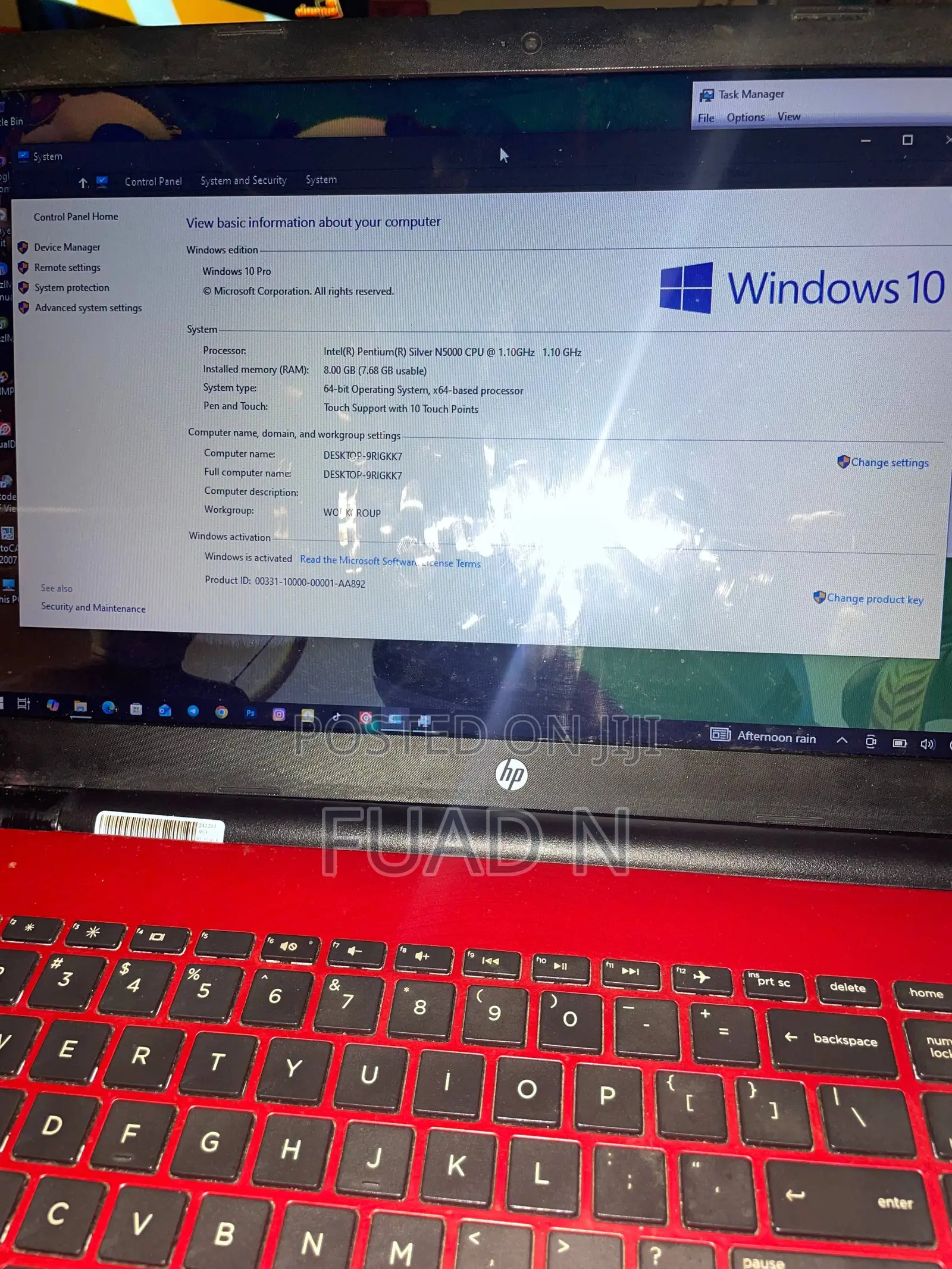 Laptop HP Stream Notebook 8GB Intel Pentium HDD+SSD 512GB