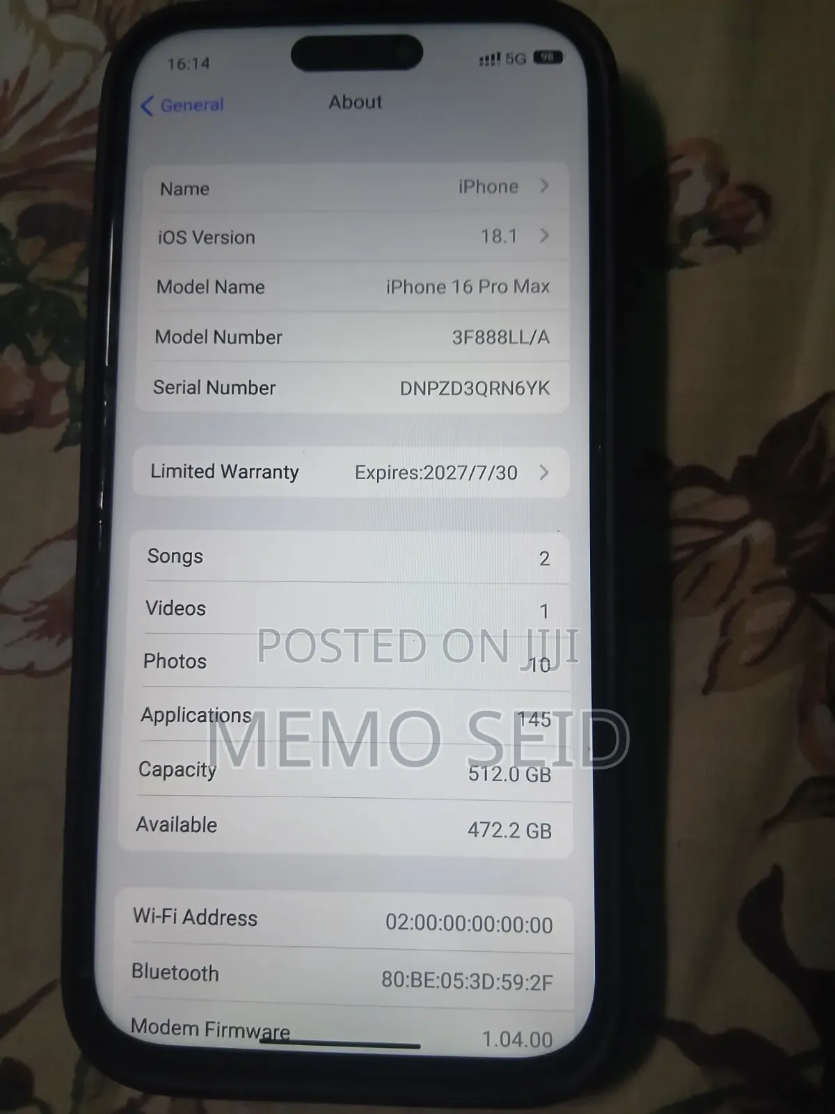 Samsung Galaxy S8 Plus 64 GB Black