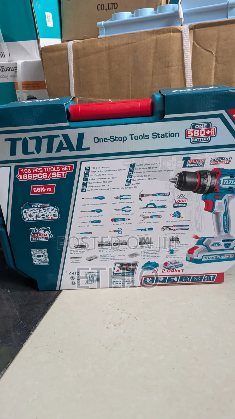 Total 166pcs Tool Box