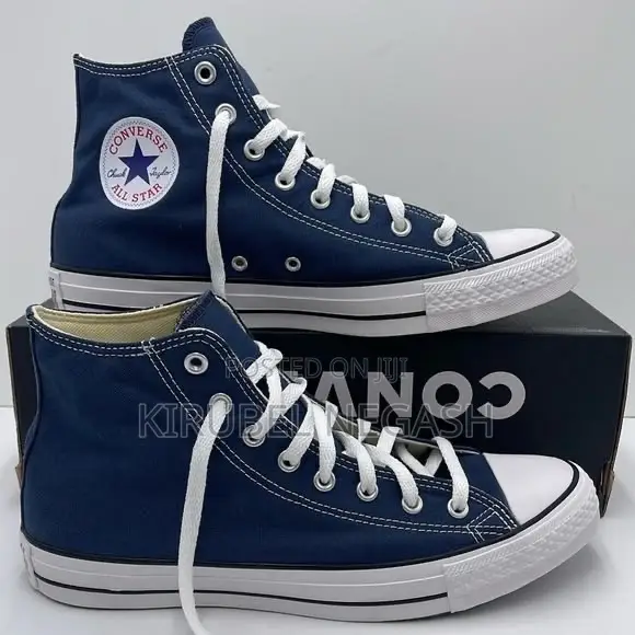 Converse Chuck Taylor All Star High Top Canvas Sneakers – Navy Blue