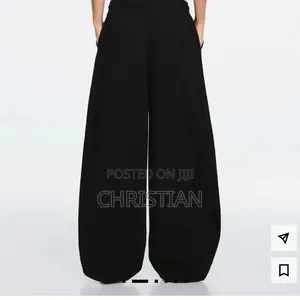 Bershka Wide Leg Black