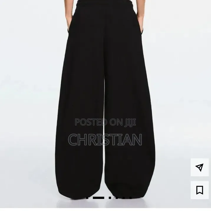 Bershka Wide Leg Black