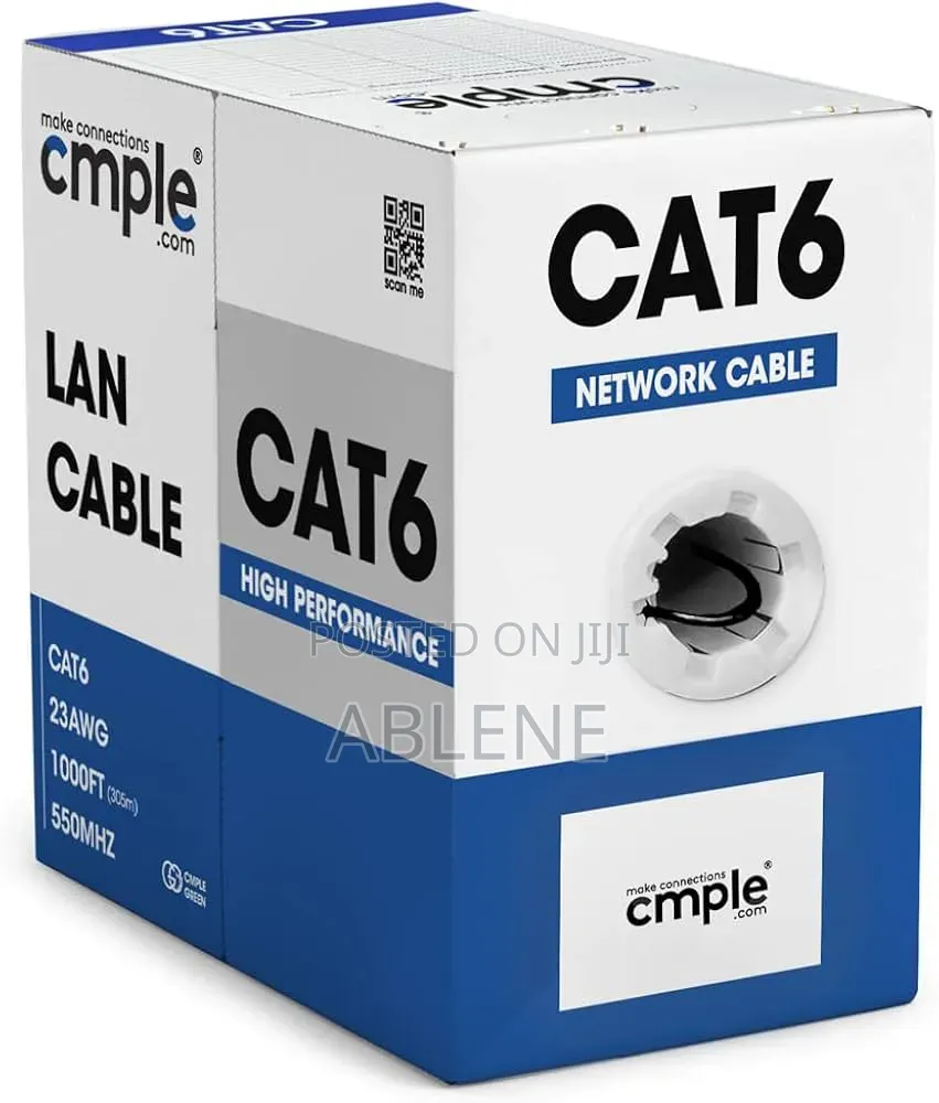 Cmple Branded Cat6 High-Performance LAN Cable Half Copper