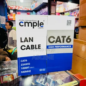 Cmple Branded Cat6 High-Performance LAN Cable Half Copper