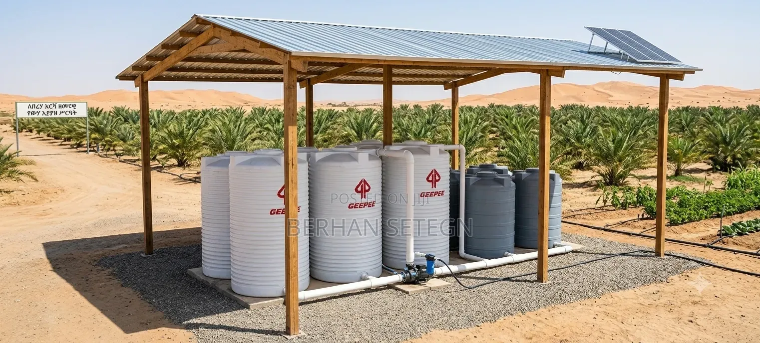 Roto Plastic Water Tanker የውሀ ታንከር