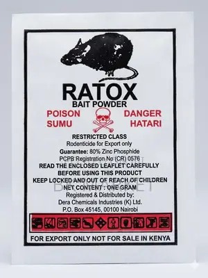 ራቶክስ (Ratox) የአይጥ መርዝ