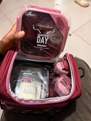 Stainless Still Lunch Box With Water Bottle