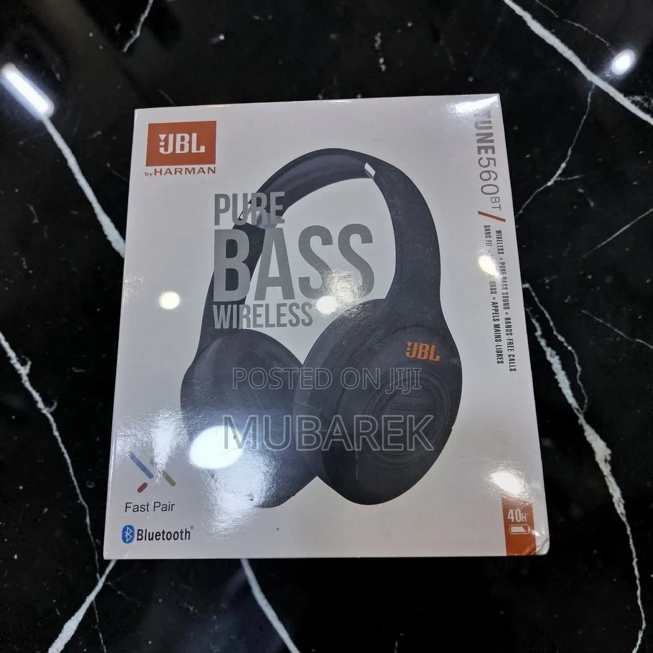 JBL Tune560BT Rechargeable WirelessOn-Ear Headphones–Long Battery Life