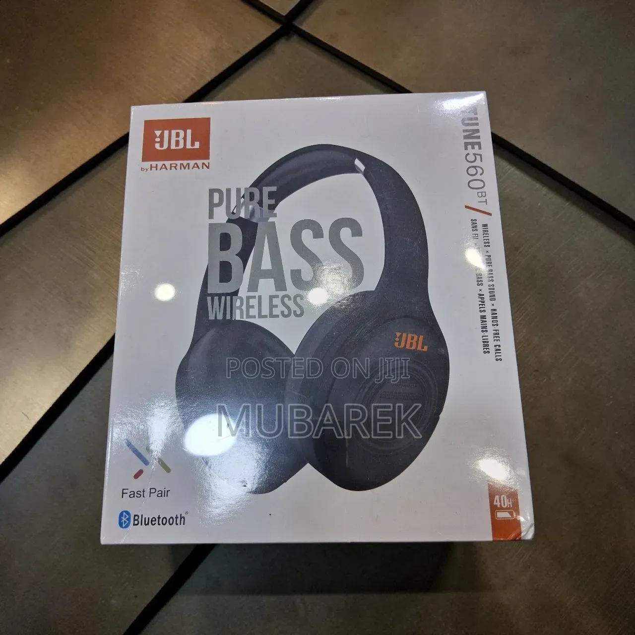 40 Hours of Non-Stop Music: JBL Tune 560BT Wireless on-Ear Headphones