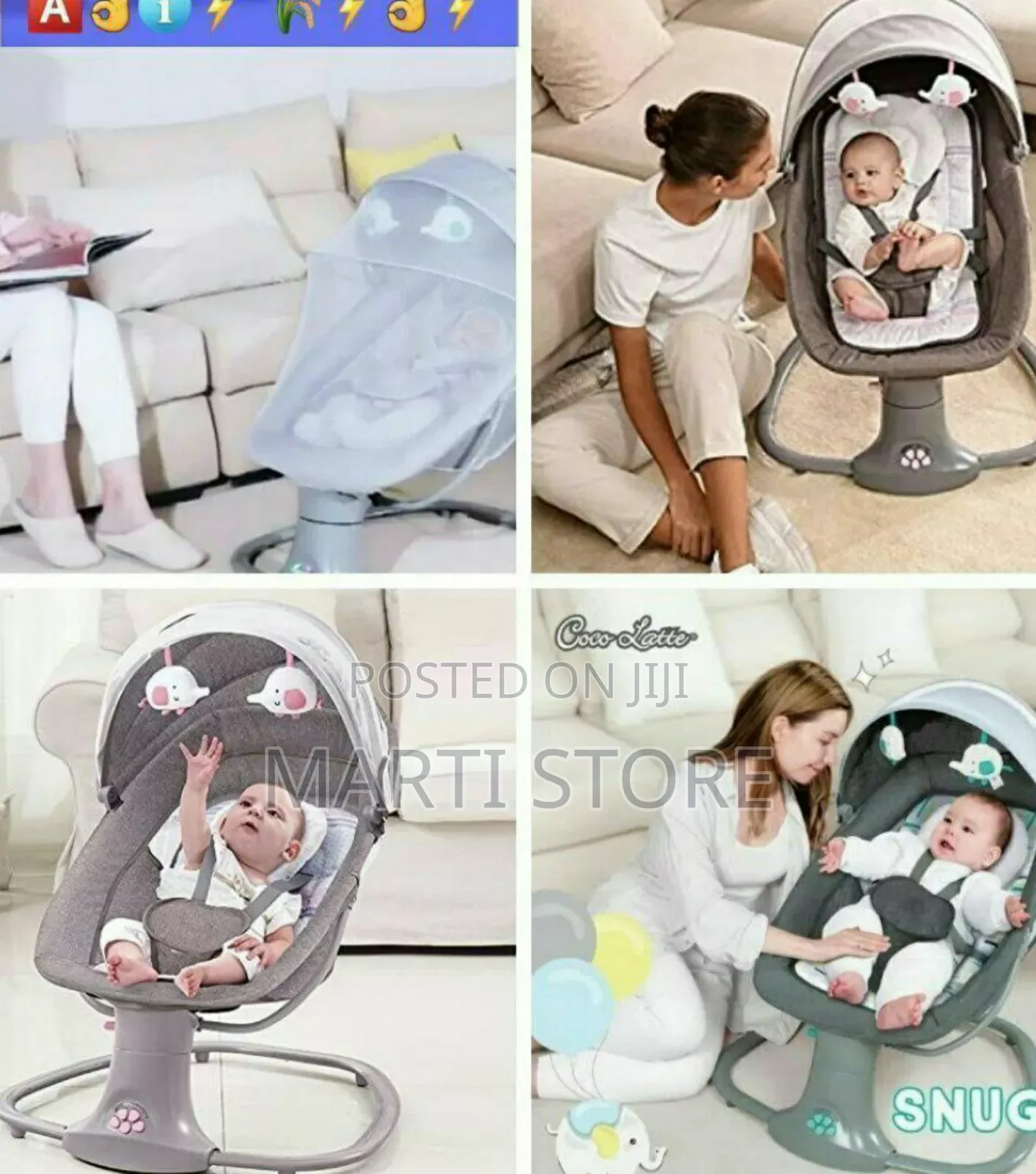 Mastella 3 in 1 Bassinet Swing