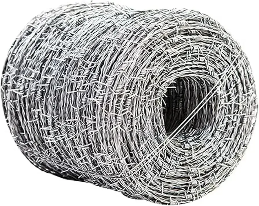እነዚህ በጋልቫናይዝድ (Galvanized) ብረት የተሠሩ ባህላዊ ጠመዝማዛ (Twist) እሾህ ሽቦዎች