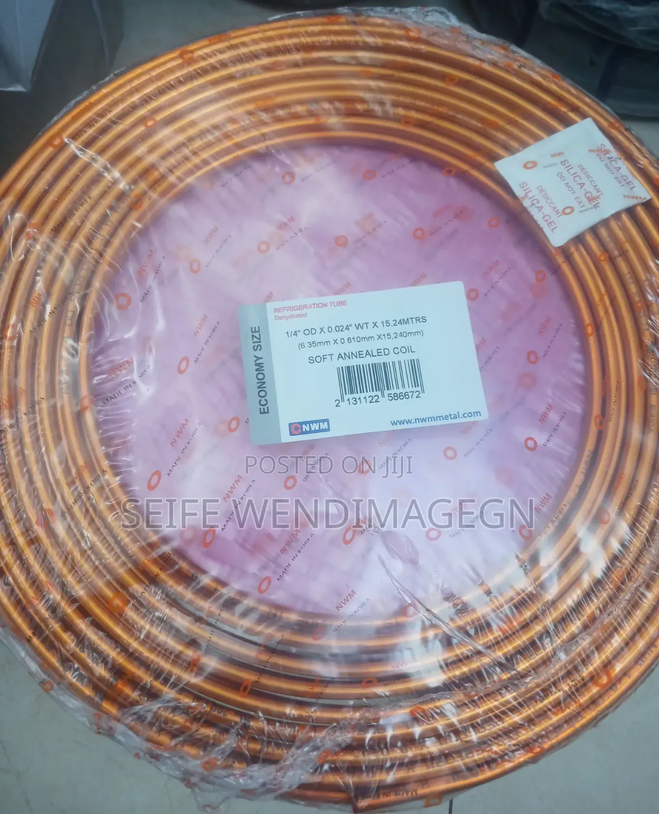 Copper Pipe 1/4