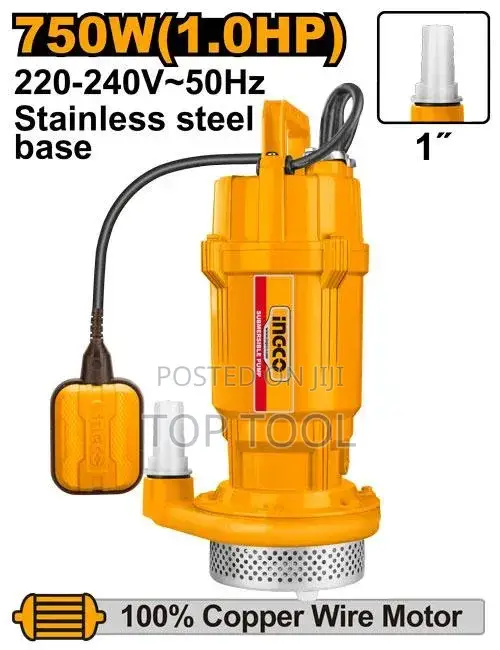 Ingco Brand Submersible Pump,