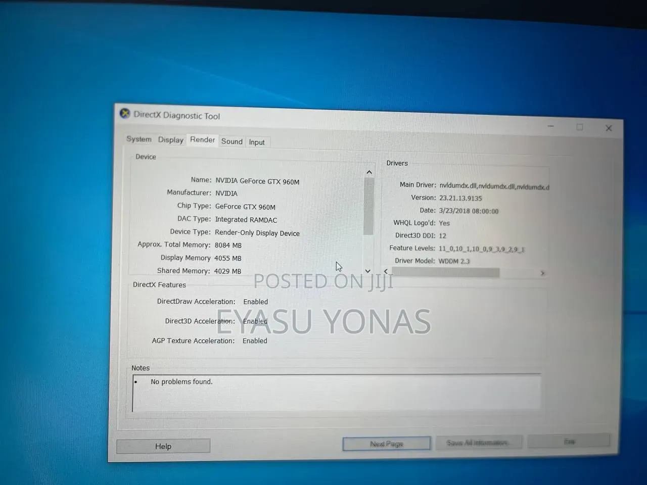 Laptop Dell Inspiron 15 7000 8GB Intel Core 7 HDD+SSD 700GB