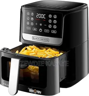 BLACK+DECKER12 in 1 Digital Air Fryer With Window 4.5 L 1500 W