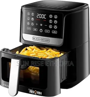 BLACK+DECKER12 in 1 Digital Air Fryer With Window 4.5 L 1500 W