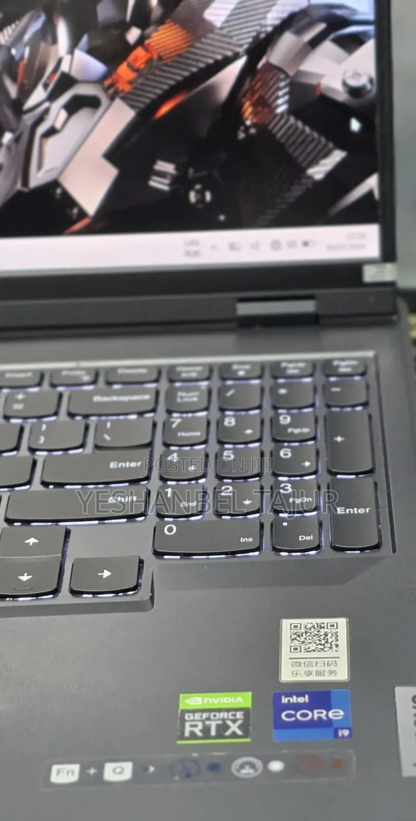New Laptop Lenovo Legion Slim 5 16GB Intel Core i9 SSD 1T