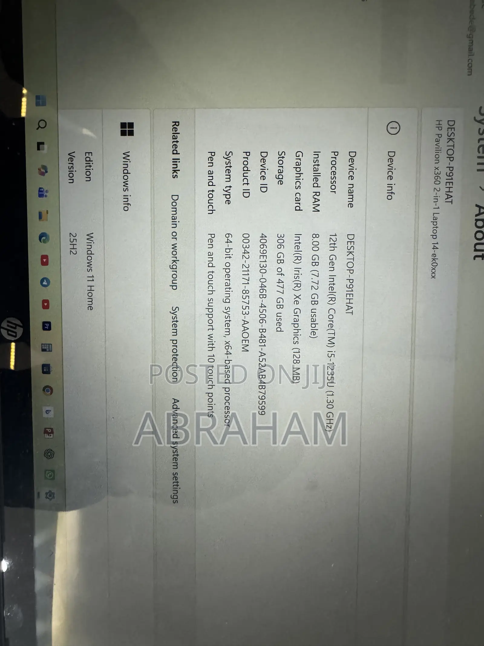 New Laptop HP Pavilion x360 14 8GB Intel Core i5 SSD 512GB