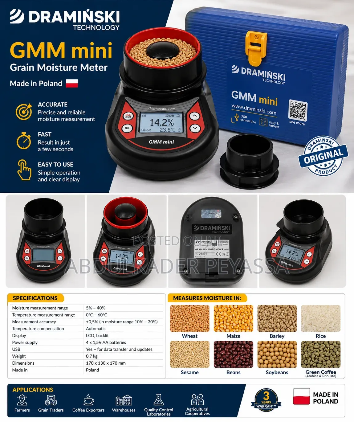 Moisture Tester Made in Poland