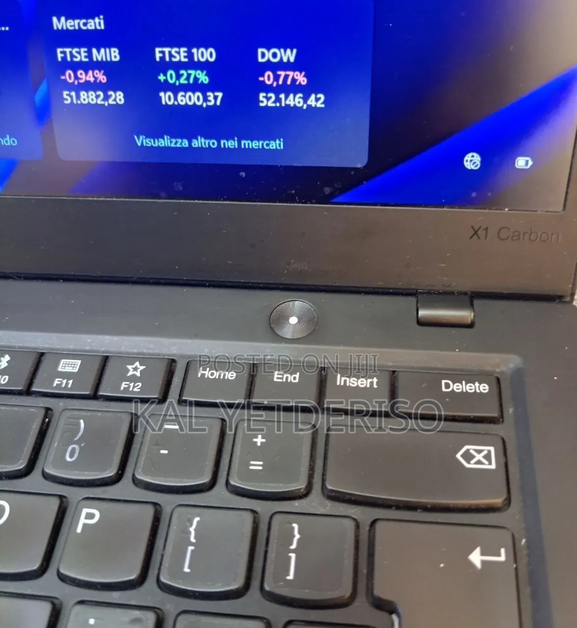New Laptop Lenovo ThinkPad X1 Carbon 16GB Intel Core i7 SSD 512GB
