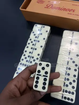 ሴራሚክ ዶሚኖስ መጫወቻ | ፕሮፌሽናል Ceramic Dominoes Game Professional Black Dot