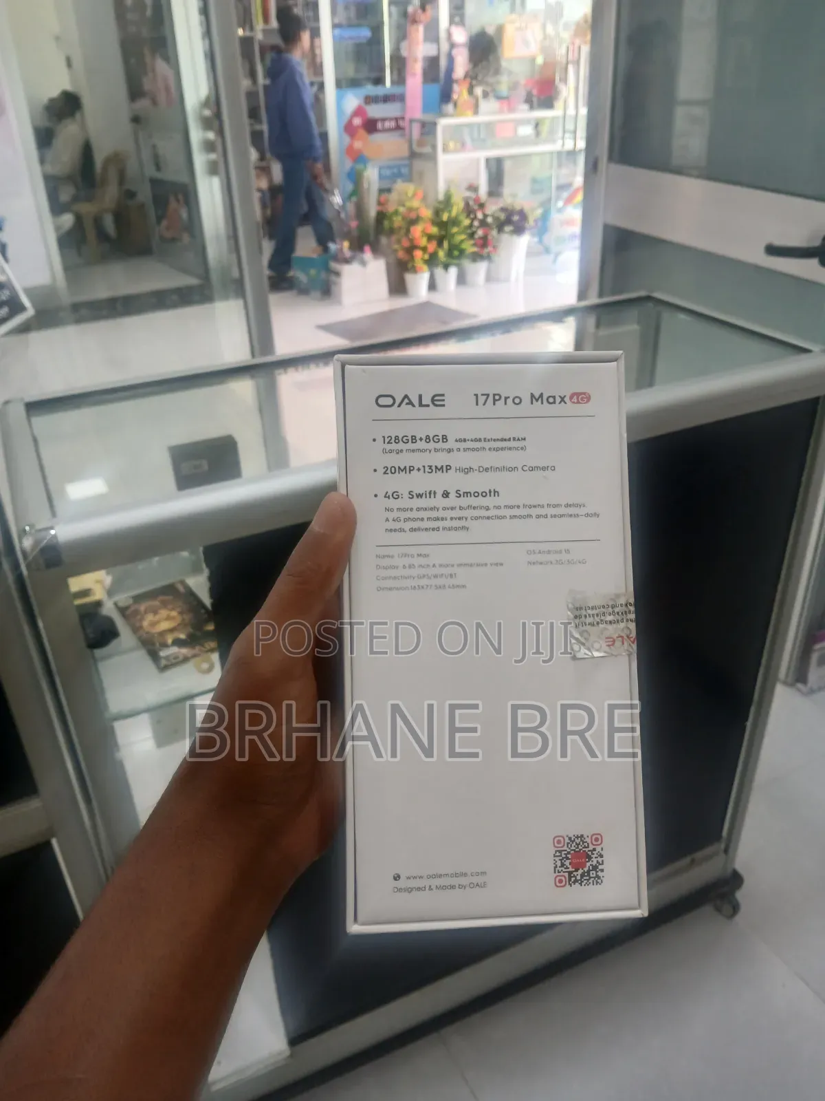 New Oale 17Pro Max 128 GB Black