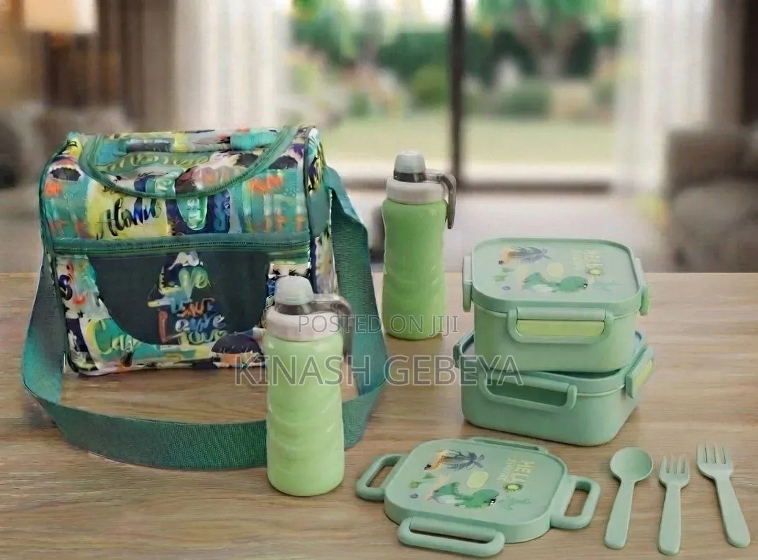 5pcs Top Quality Kids Lunch Box Set