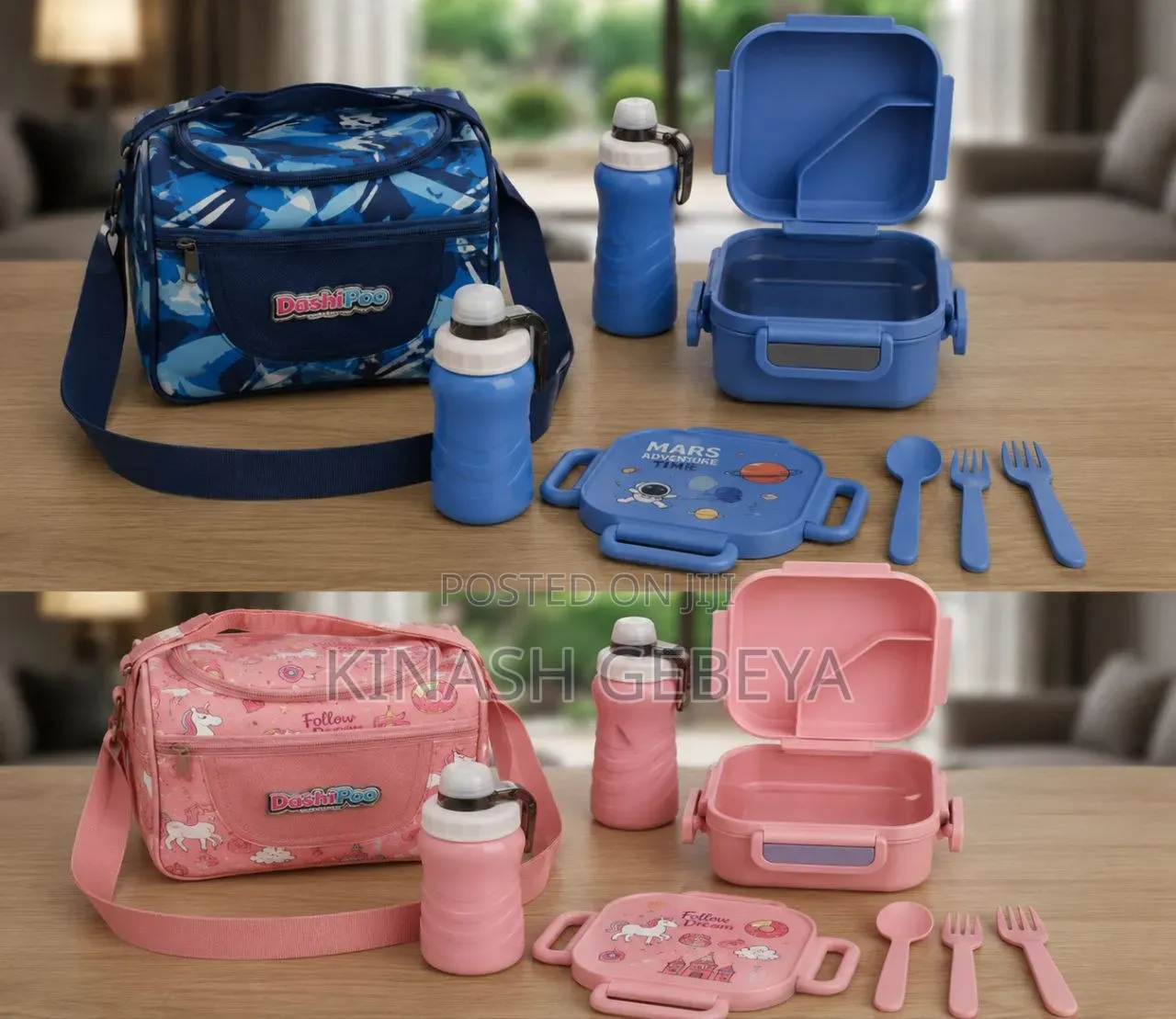 5pcs Top Quality Kids Lunch Box Set