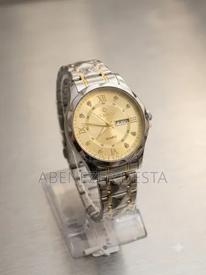 Clasico Quartz Watch Stainless Steel Strap and a Gold-Colored