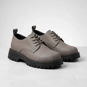 Chunky Lace Up Derby Shoe