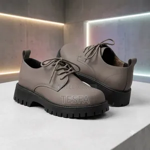 Chunky Lace Up Derby Shoe