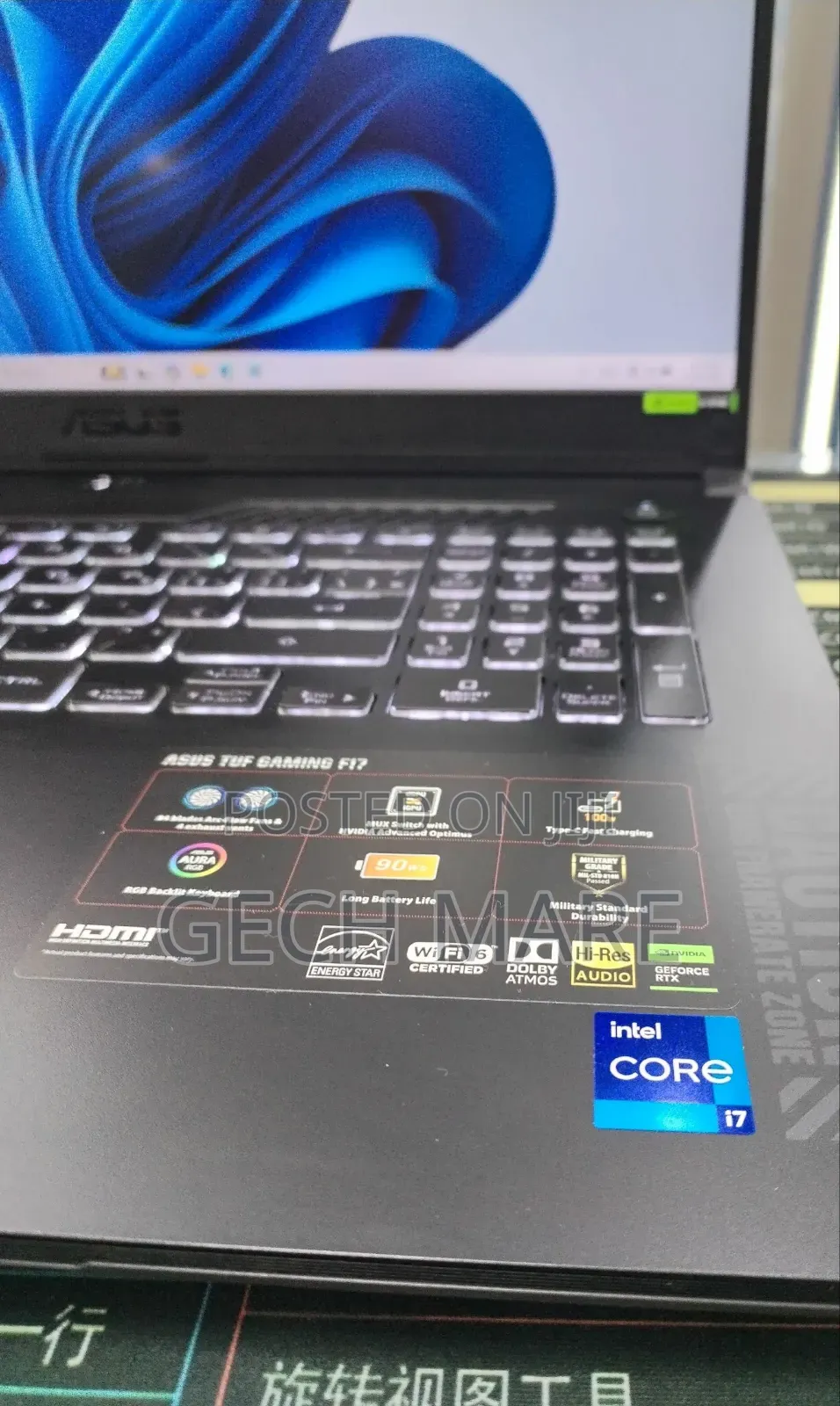 New Laptop Asus TUF Gaming A15 16GB Intel Core i7 SSD 1T