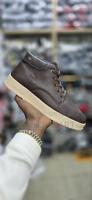 Timberland Jkol High Master Quality Lather Boots for Man's