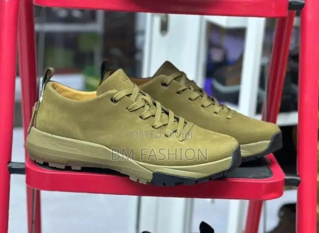Light Green ECCO Mens Casual Comfortable Shoes
