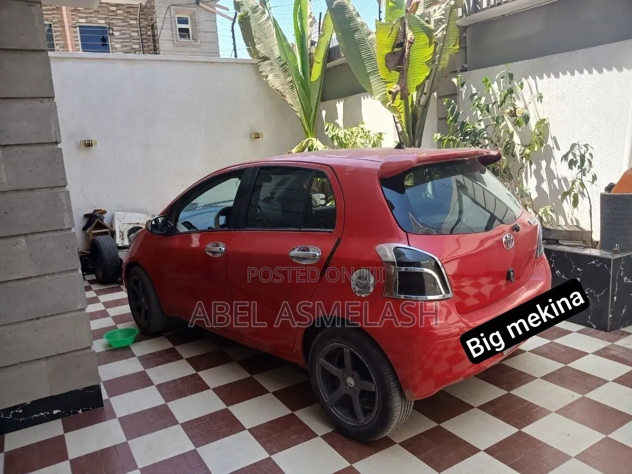 Toyota Yaris 2008 Red