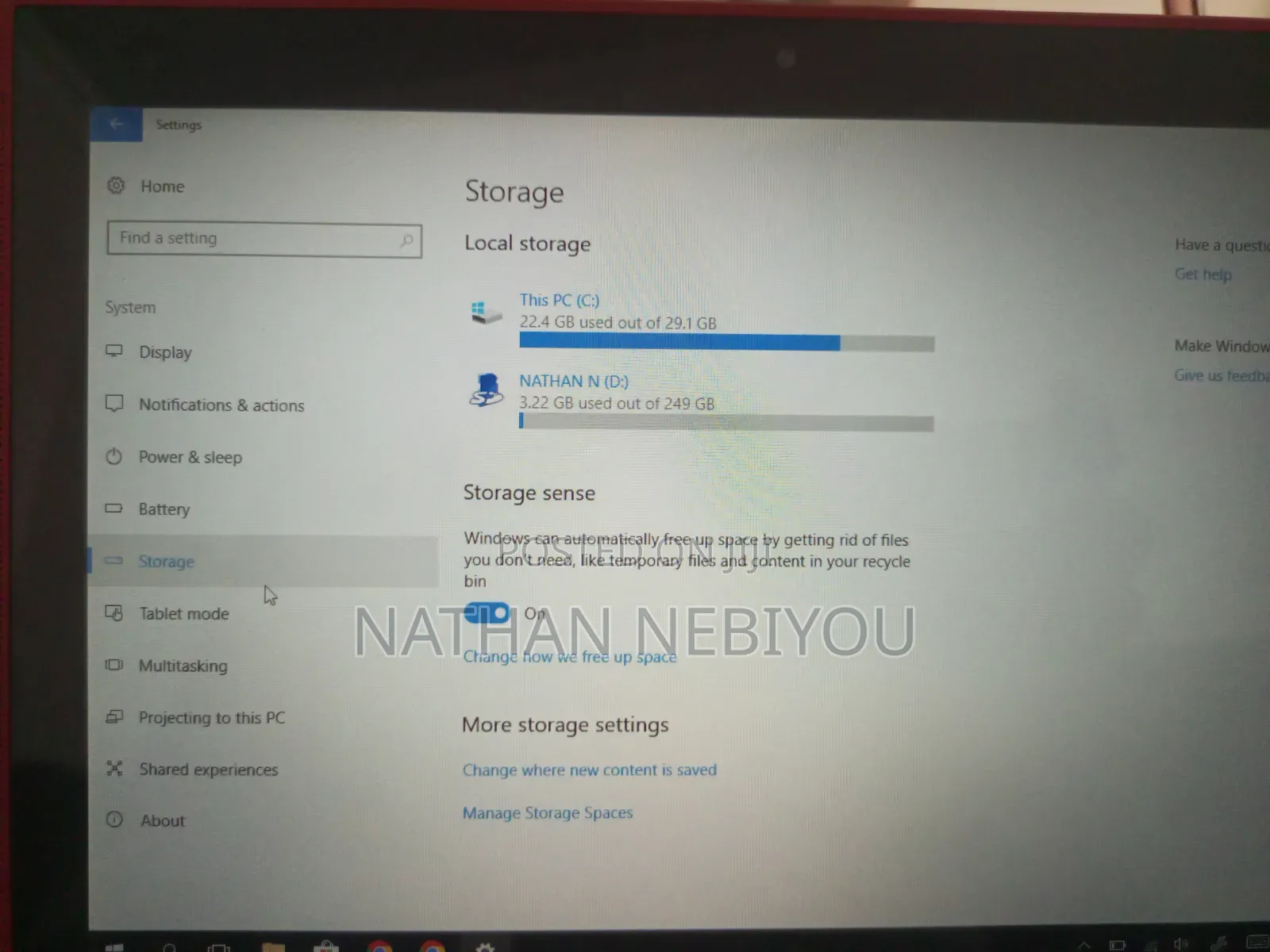 Laptop HP 2GB Intel Atom HDD 32GB