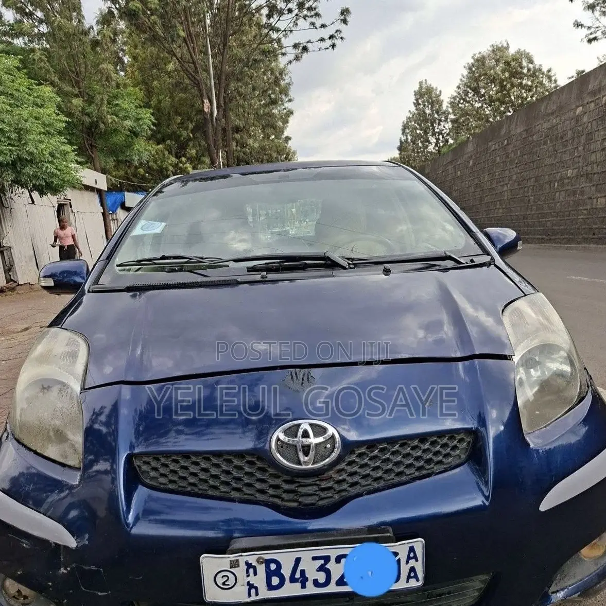 Toyota Yaris 2008 Blue