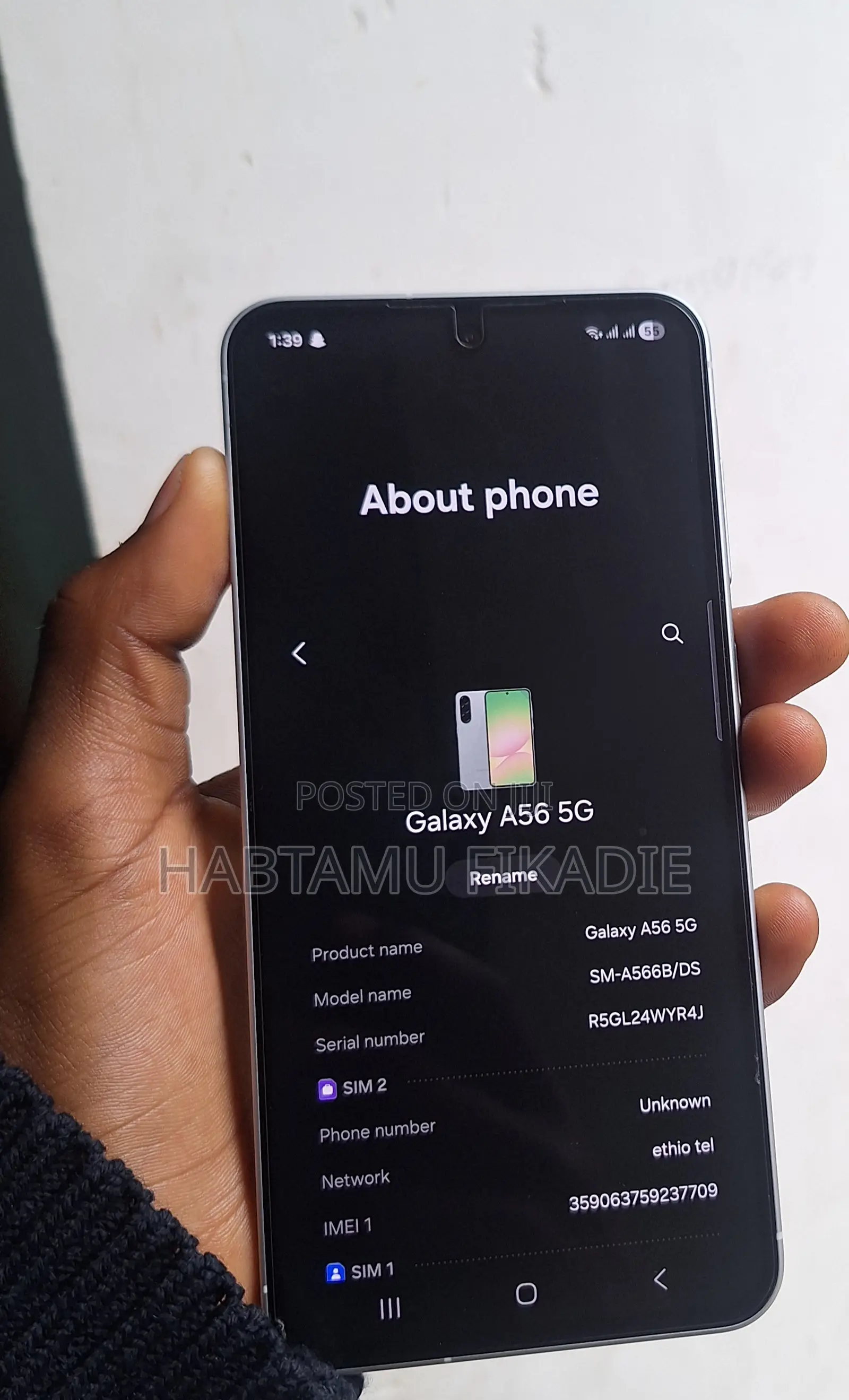 New Samsung Galaxy A56 256 GB Bronze