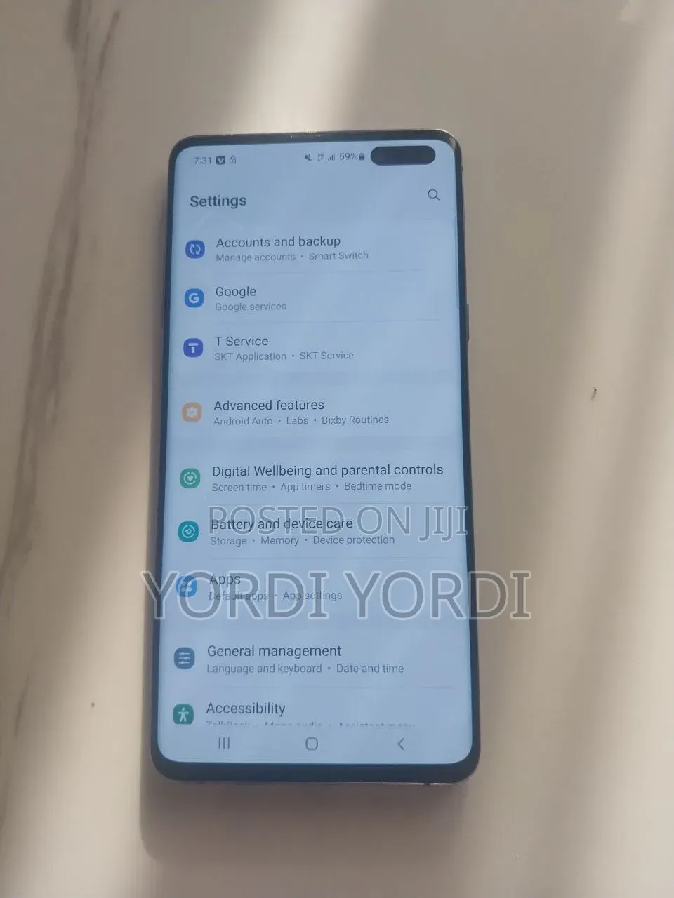 Samsung Galaxy S10 5G 256 GB Black