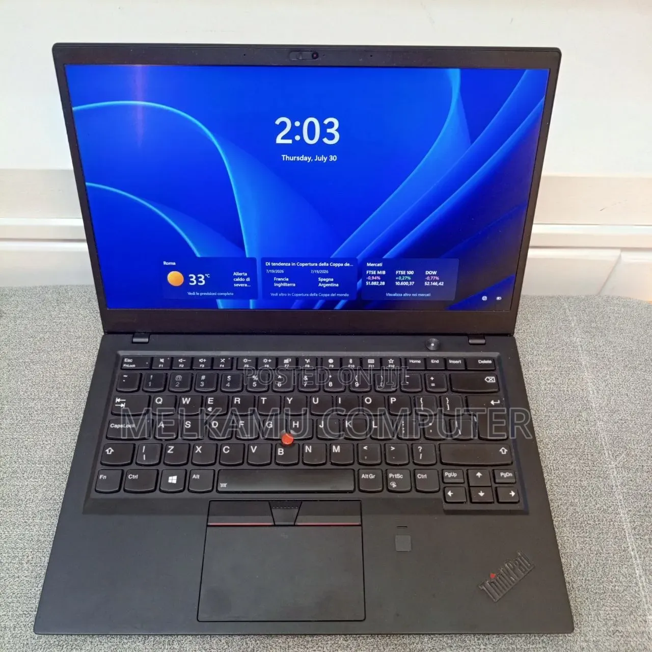 New Laptop Lenovo ThinkPad X1 Carbon 16GB Intel Core i7 SSD 512GB