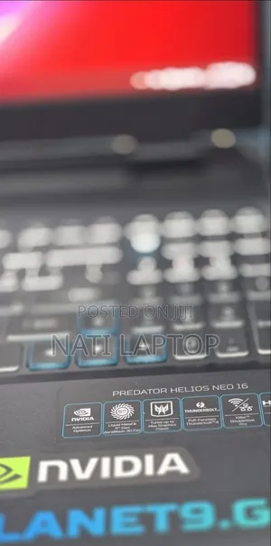 New Laptop Acer Predator Helios Neo 16 16GB Intel Core i7 SSD 512GB