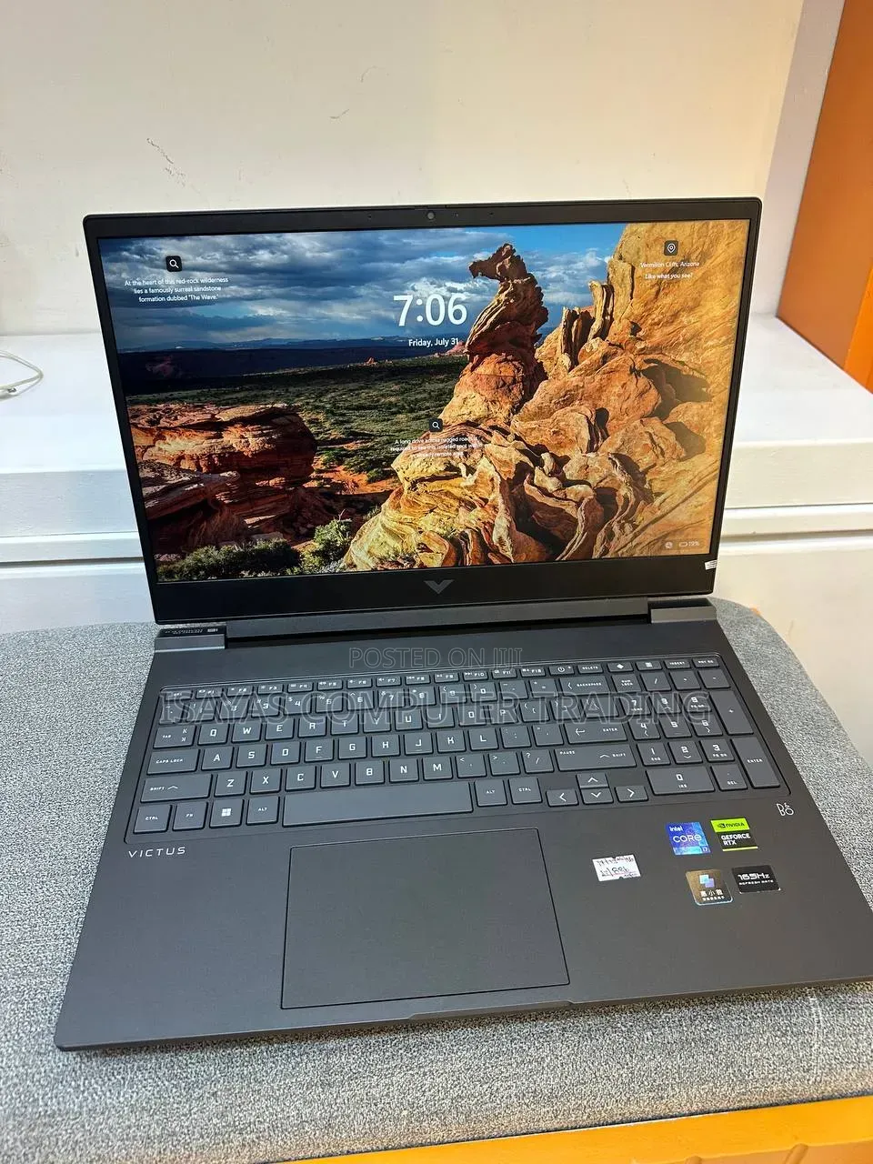 New Laptop HP Victus 16 16GB Intel Core i7 SSD 1T