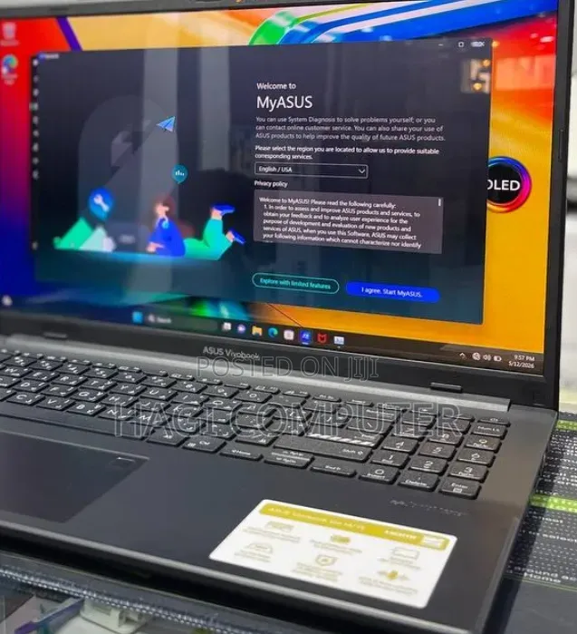 New Laptop Asus Vivobook 15 OLED 16GB AMD Ryzen 5 SSD 512GB