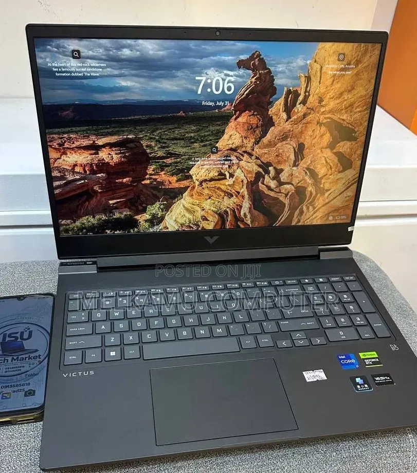 New Laptop HP Victus 16 16GB Intel Core i7 SSD 1T